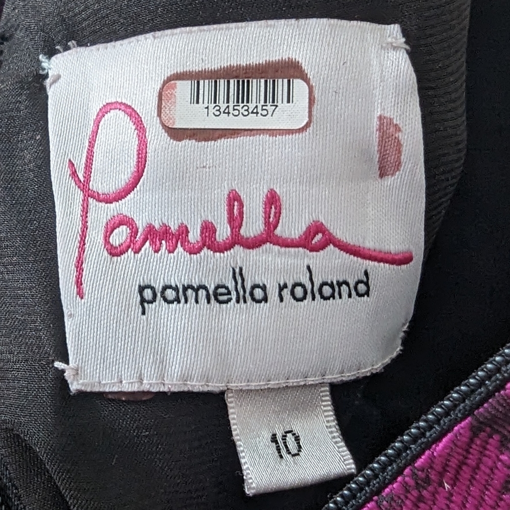 Pamella by Pamella Roland Jasmine Orchid High-Low Gown - Size 10 - Picture 9 of 9